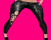 Ripped Leather Pants GA