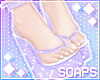+Star Sandals Purple