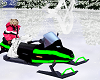 Lime Gren/Blk Snowmobile