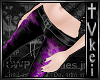 V' +Asian Pants Purple+