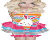 Child Easter Bunny Overa