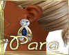 P9]Diamond/Saph Earings