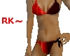 RK~GLOW Red Bikini