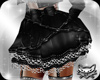 ! Leather BLK SLV skirt