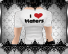 *D™ I <3 Haters Shirt M