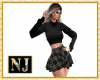 NJ] Mini skirt + sweater