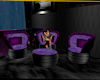 Purple Swirl Club Seats