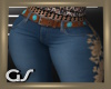 GS Boho Lace Gems Jeans