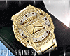 Pғ|GoldFramed Watch