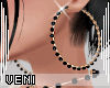 V| Black Pearls Earrings