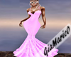 g;pink Silk&Lace gown