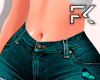Green denim shorts ♥