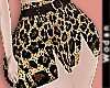 W" Leopard Short Skirt