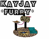 *KJ* Furry Cat Lounger