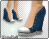 Converse Heels ~ Denim