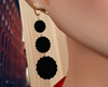 B|Lea Black Earrings ✿