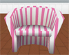 Pink and White Chair