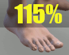 [G] Feet 115%