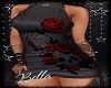 Rosa Skulls Black