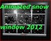 Animated snow window