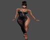 CHRISTY SATIN DRESS BLK