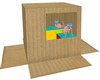 KIDS PLAYING IN BOX POSE