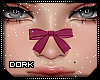 D|Magenta Nose Bow