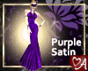 .a Satin Gown Purple