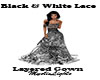 ML Black & White Lace