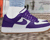 Purple/White AF1