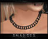 xMx:Black Chain Necklace
