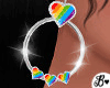 !B Pride Earrings Silver