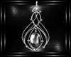 silvery classy earrings