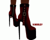 Deep Red Fall Boots
