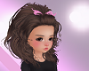 Kids brown pink bow