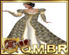 QMBR Empire Gown Damask