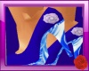(AR) Blue rose heels