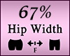 Hip Butt Scaler 67%