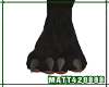 Black Cat Furry Foot