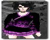 RD Purple & Black kimono