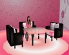 black pink dancing table