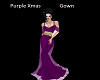 Purple Xmas Gown