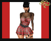 Goth Plaid Red