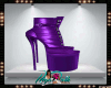 *D* Purple Ankle Boot's