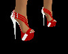Red & White Heels