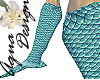 Aqua Shimer Mermaid Tail
