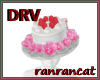 +DRV hat rose cake