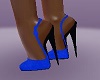 Electric Blue Heels