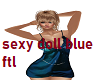 sexy baby doll blue