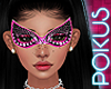 Bright Pink Jeweled Mask